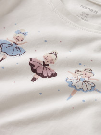 NAME IT Bluse Vix Cloud Dancer Dance